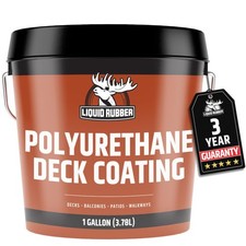 Liquid Rubber Polyurethane Deck Coating – 10X Stronger Than Traditional De