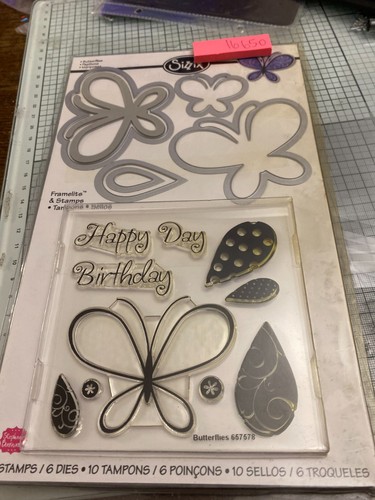 Sizzix butterflies stamp die - &,
