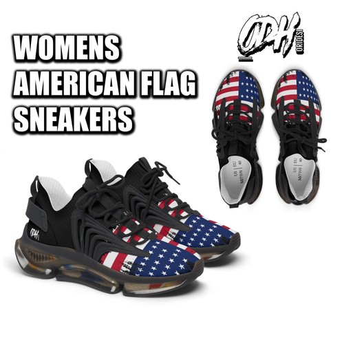 Womens american flag sneakers - womens,