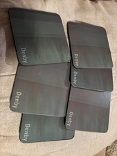 Denby - Greenwich - Coasters - Set of 6 -  Green living regency manor