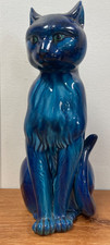 Inarco Blue Cat Figure Statue