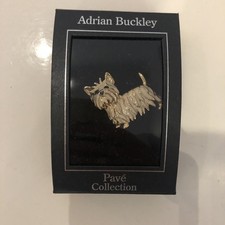 Adrian Buckley Westie Brooch