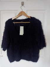 Next fluffy knit style deep v