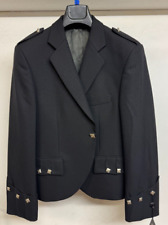 Black Argyle Kilt Jacket 36