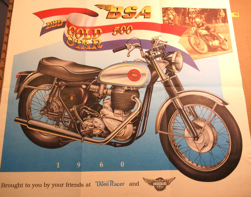Bsa 1960 gold star - bsa, domi