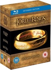 LORD OF THE RINGS TRILOGY 15 DISCS BOXSET  EXTENDED EDITION BLU RAY Mint Conditi