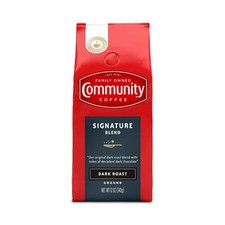 	Community Coffee Premium Ground Coffee Signature Blend Dark Roast 12 oz	
