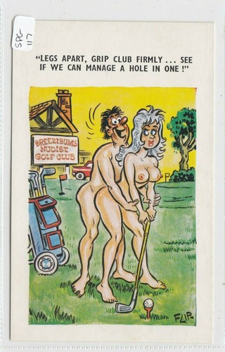 Golf comic risque nudist camp - nudist,