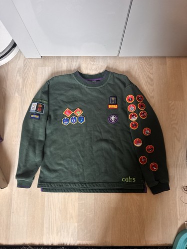 Cub scout green sweatshirt - cub,