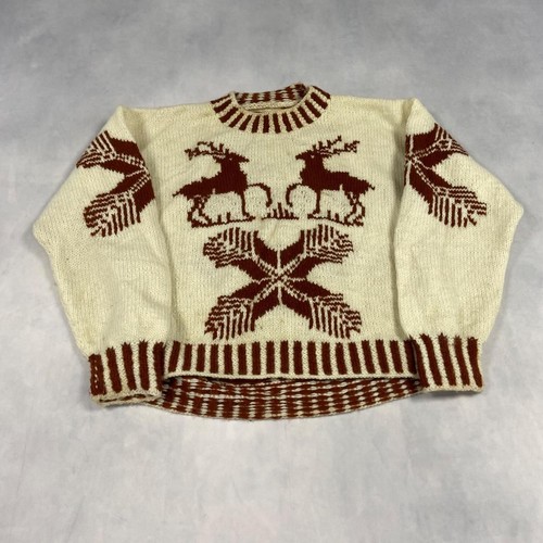 Vintage knitted jumper - vintage,