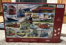House of Puzzles Golden Oldies 1000 Piece Jigsaw Puzzle Vintage Cars & Vehicles