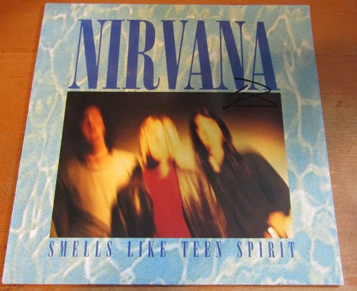 Nirvana dave grohl hand signed - dave,