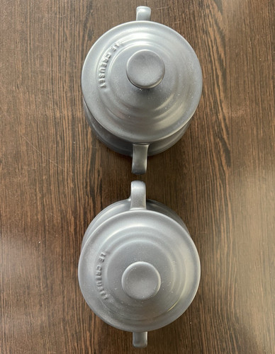 Creuset set 2 grey - le,