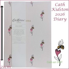 CATH KIDSTON 2026 Diary Clothbound Pink Crocus Bee NEW