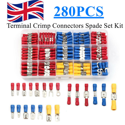 280pcs assorted insulated - 280pcs,