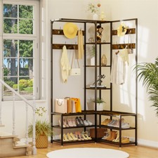 6-in-1 Entryway Hall Tree with