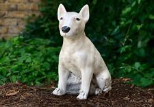 English bull terrier statue Concrete bull terrier figure Cement boxer dog 