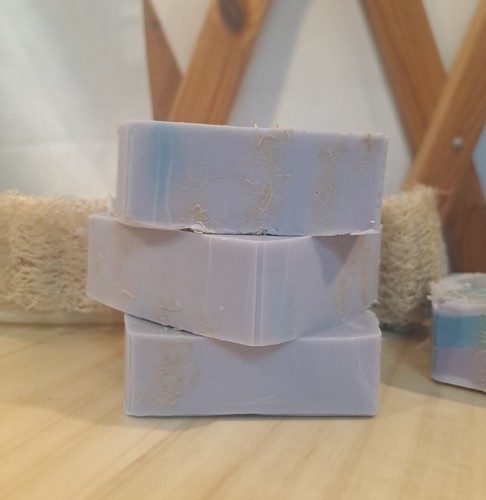 Handmade lavender exfoliating