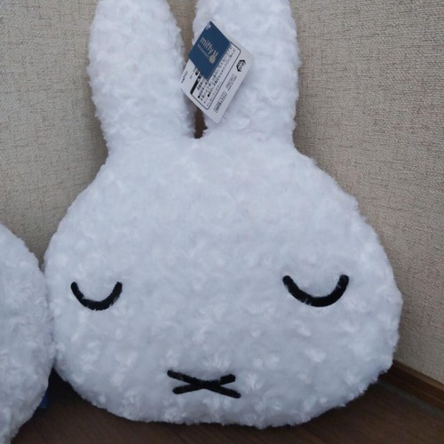 Miffy cushion plush - miffy, rose