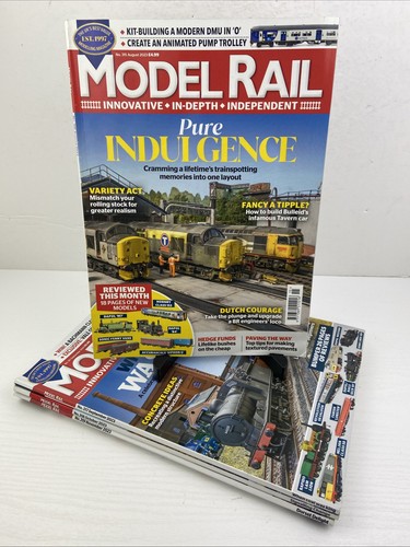 Model rail magazine train - model,