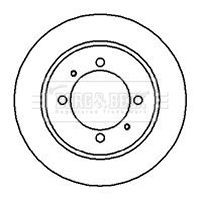 BORG & BECK BBD4215 Brake Disc