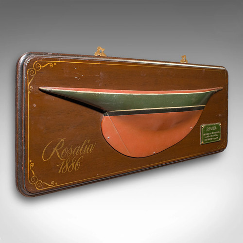 Vintage half hull model - half,