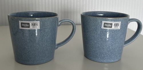 Set denby blue mugs - of,