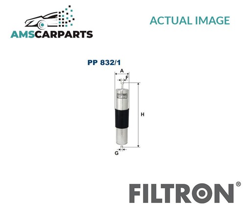 Engine fuel filter 832 - fuel, pp