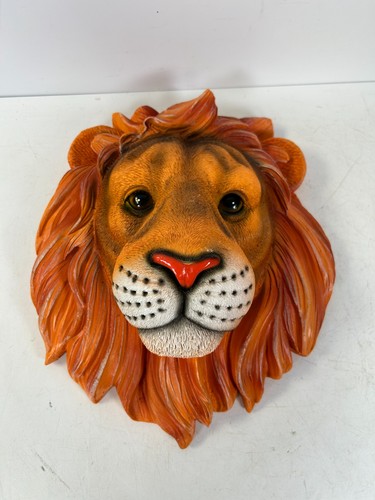 Resin lion head wall - 3d,
