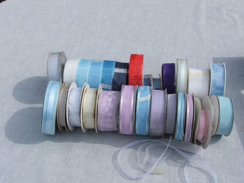 Job lot ribbon - ribbon, organza