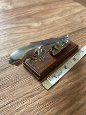 Father’s Day Present ~ Jaguar Vintage Chrome Bonnet / Hood Mascot, Leaping Cat