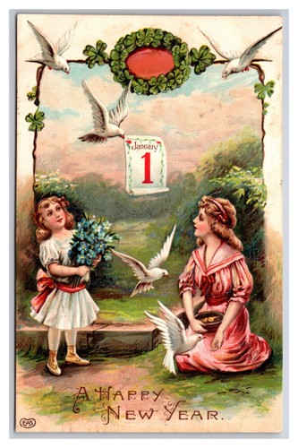 Happy new year women - year, garden