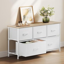 WOLTU White Chest of Drawers