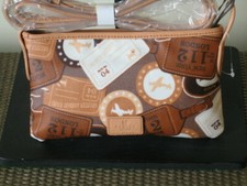Radley Kingsbourne Kangeroo mid brown travel print small across body bag