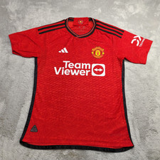 Manchester United Umbro Football Shirt 23/24 Home Mens Small Football Strip