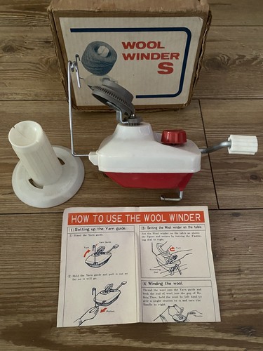 Vintage wool yarn ball winder - wool,