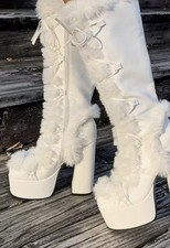 Women'S Faux Fur Mid-Calf