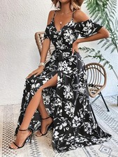 Women's Strappy Cold Shoulder
