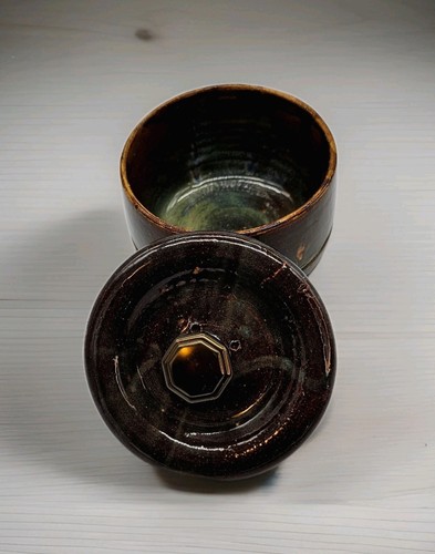 Stoneware art pottery dark - stoneware,