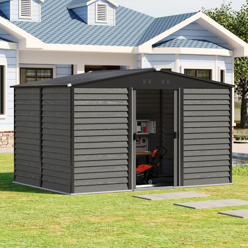 Metal garden shed 10 x - garden,