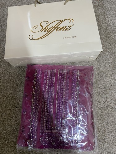 Asian unstitched outfit - unstitched,