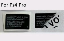 Sony PS4 Playstation 4 PRO Replacement Warranty Seal Sticker 2 Piece Set