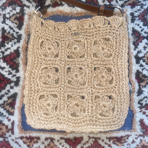 Chloe raffia crossbody - chloe,