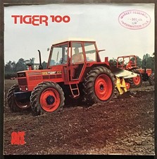 SAME TIGER 100 TRACTOR Agricultural Sales Brochure c1977