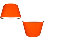 10" 12" 14" 16"Cotton Textured Fabric Drum Shape Table Lamp Ceiling Light Shades