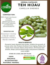 [idHerb] 100-800 Capsules Tea