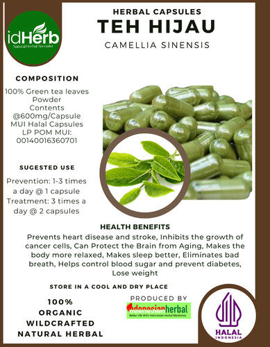 Idherb 100 800 capsules - [idherb], tea