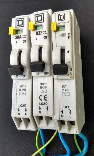Square qoe rcbo 30ma 32a - rcbo,