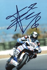 James Toseland Hand Signed Photo Motorcycle Racer World Superbike 12X8" AF