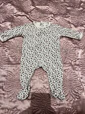 Kiabi White 0 - 3 Months Fleece Suit 6 Kg